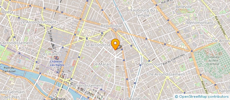 localisation de l'entreprise ESCAPADE  PARIS