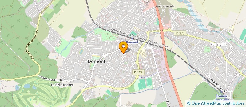 localisation de l'entreprise ESCAPADE  DOMONT