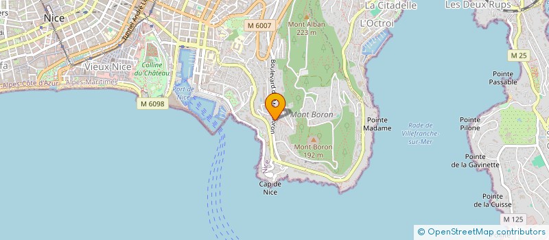 localisation de l'entreprise ESCAPADE à NICE