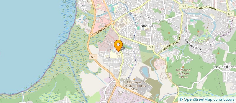 localisation de l'entreprise ESCAPADE CARBET  CAYENNE