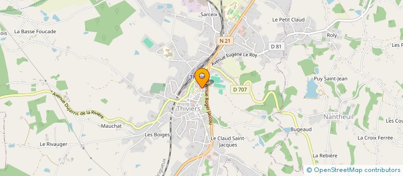 localisation de l'entreprise ESCAPADE DES SENS à THIVIERS
