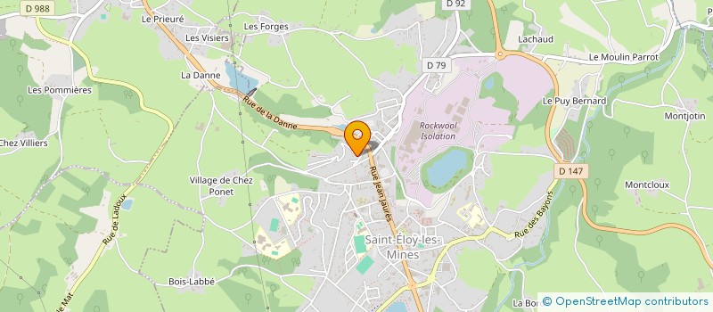 localisation de l'entreprise ESCAPADE EN COMBRAILLES  SAINT-ELOY-LES-MINES