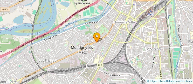 localisation de l'entreprise ESCAPADE GOURMANDE à MONTIGNY-LES-METZ