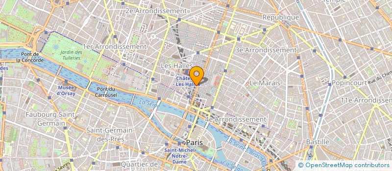 localisation de l'entreprise ESCAPADE PARIS à PARIS 01