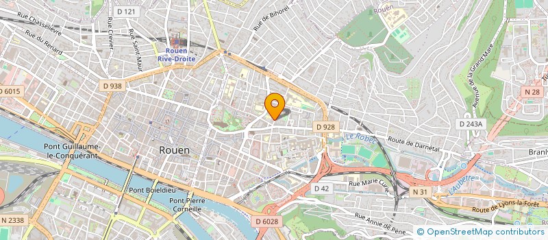 localisation de l'entreprise ESCAPADE SAS à ROUEN