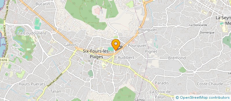 localisation de l'entreprise ESCAPADE SERENITE(LE BIEN ETRE S INVITE CHEZ VOUS) à SIX-FOURS-LES-PLAGES