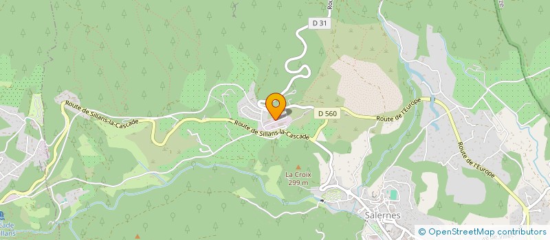 localisation de l'entreprise ESCAPADE VAROISE  SALERNES