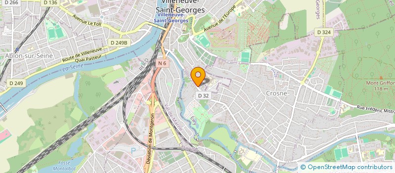 localisation de l'entreprise ESCAPADES ET LOISIRS  CROSNE