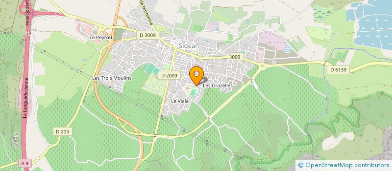 localisation de l'entreprise ESCAPADES SENIORS à SIGEAN