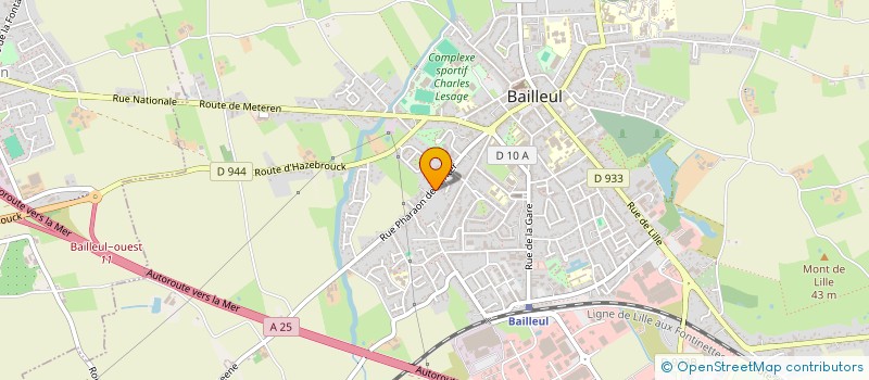 localisation de l'entreprise ESCAPADES SOLIDAIRES -  VERS DES ACTIVITES SOLIDAIRES ET L'INTEGRATION DE TOUS à BAILLEUL