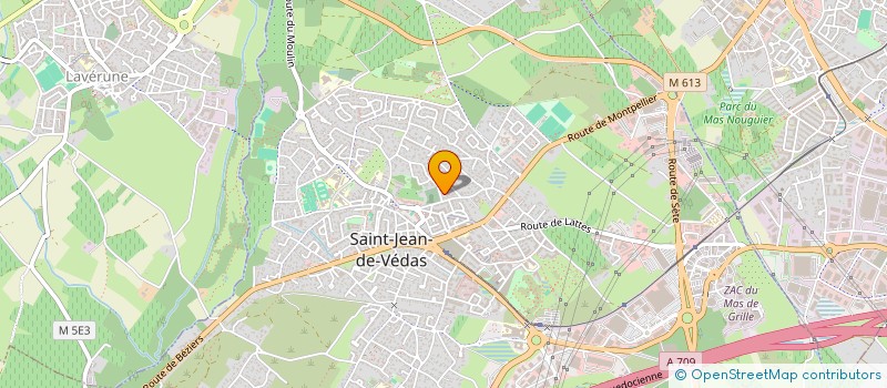 localisation de l'entreprise ESCAPADES VEDASIENNES  SAINT-JEAN-DE-VEDAS