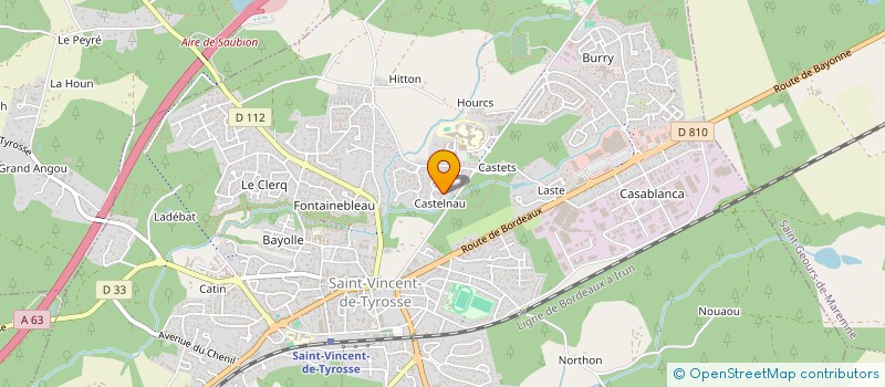 localisation de l'entreprise ESCAPAM à SAINT-VINCENT-DE-TYROSSE