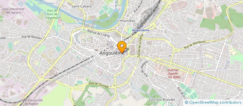 localisation de l'entreprise ESCAPE 33 à ANGOULEME
