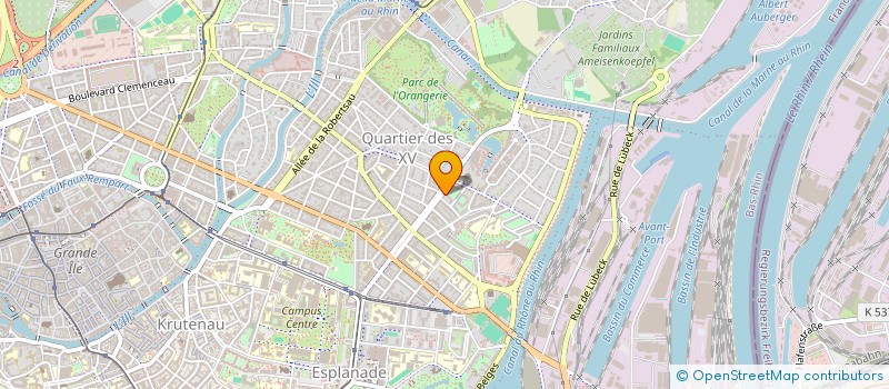 localisation de l'entreprise ESCAPE à STRASBOURG