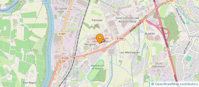 localisation de l'entreprise ESCAPE 84  LE PONTET