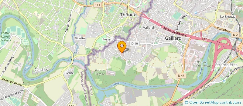 localisation de l'entreprise ESCAPE  GAILLARD