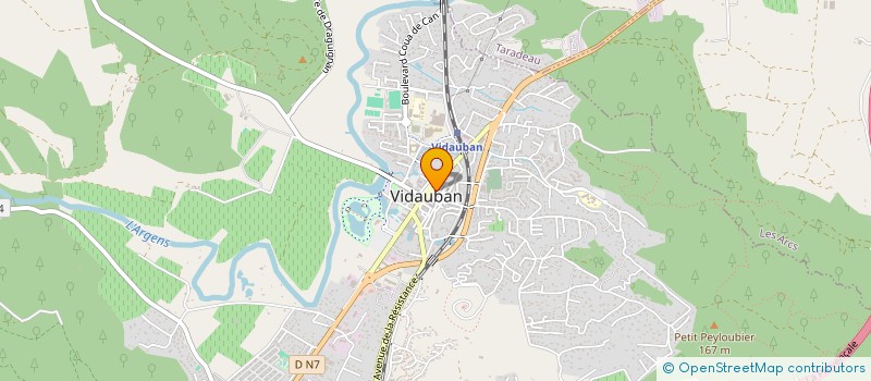 localisation de l'entreprise ESCAPE CONCEPT  VIDAUBAN