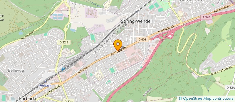 localisation de l'entreprise ESCAPE COTTAGE  STIRING-WENDEL