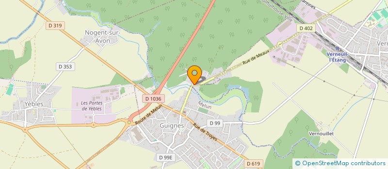 localisation de l'entreprise ESCAPE DREAMS  GUIGNES