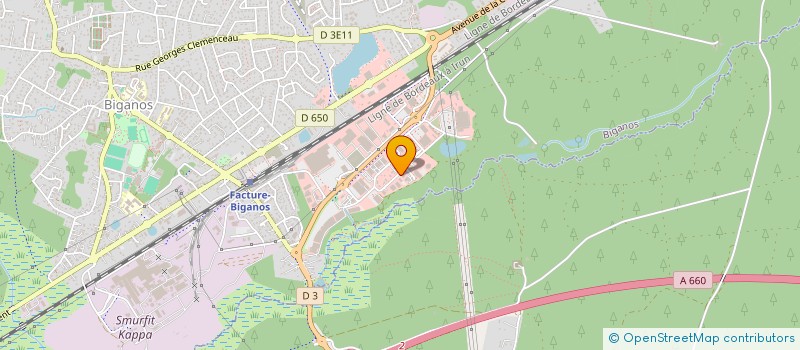 localisation de l'entreprise ESCAPE DU BASSIN  BIGANOS