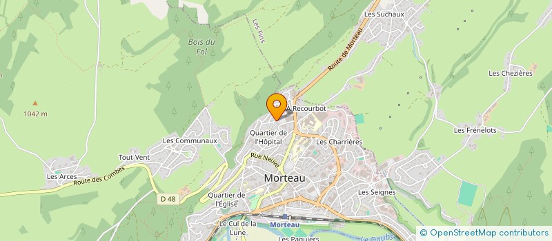 localisation de l'entreprise ESCAPE GAME MORTEAU  MORTEAU