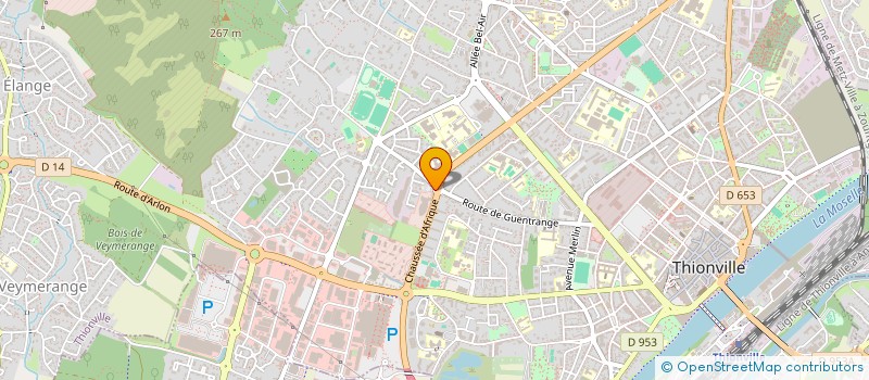 localisation de l'entreprise ESCAPE INFORMATIQUE  THIONVILLE