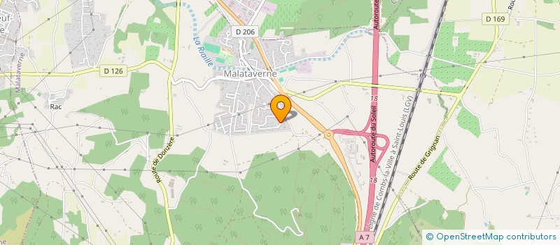 localisation de l'entreprise ESCAPE MOBIL MALATAVERNE  MALATAVERNE