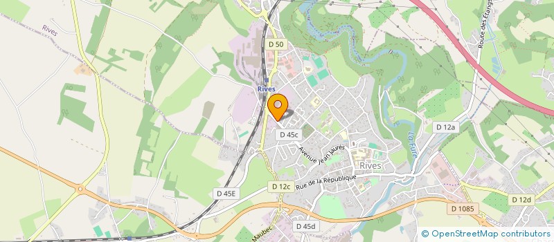 localisation de l'entreprise ESCAPE ONE  RIVES