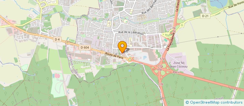 localisation de l'entreprise ESCAPE ONE PONTAULT à PONTAULT-COMBAULT