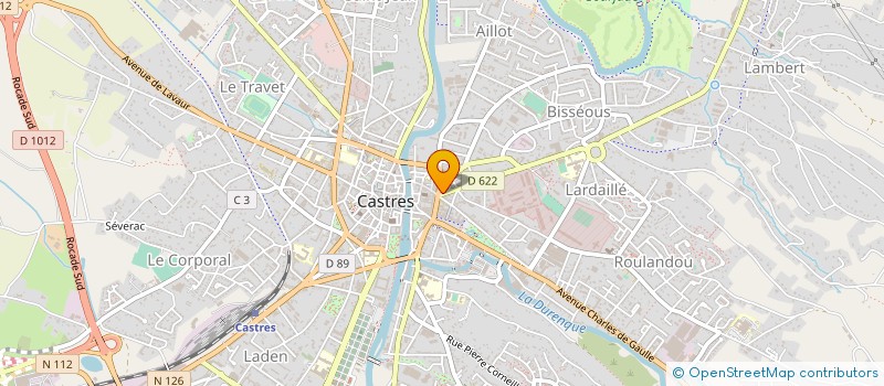 localisation de l'entreprise ESCAPE THE GAME à CASTRES