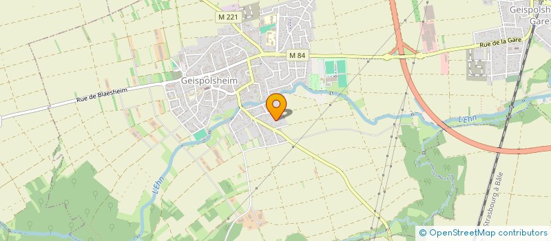 localisation de l'entreprise ESCAPE TIME STRASBOURG  GEISPOLSHEIM