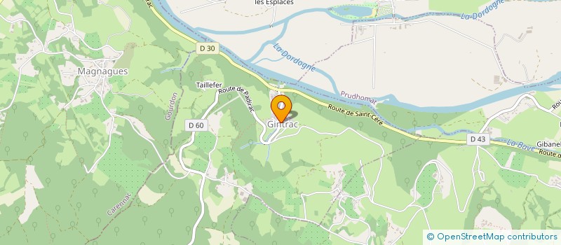 localisation de l'entreprise ESCAPELIEU  CAHUS