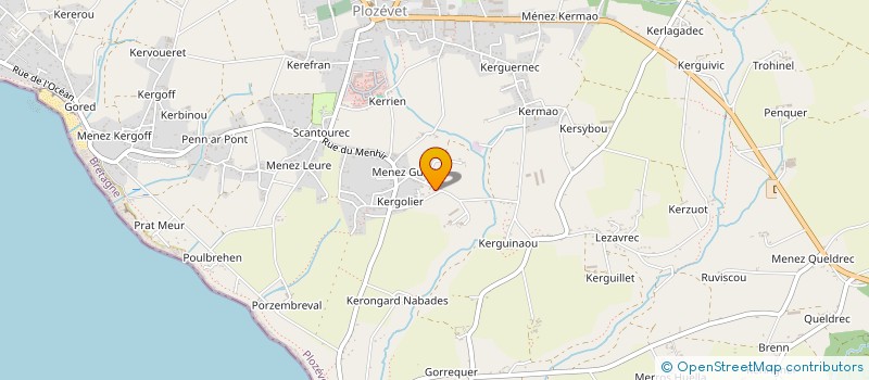 localisation de l'entreprise ESCAPIA  PLOGASTEL-SAINT-GERMAIN