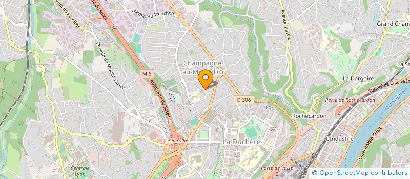 localisation de l'entreprise ESCARCELLE  CHAMPAGNE-AU-MONT-D'OR