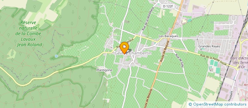 localisation de l'entreprise ESCARGOTS21 GEVREY-CHAMBERTAIN  GEVREY-CHAMBERTIN