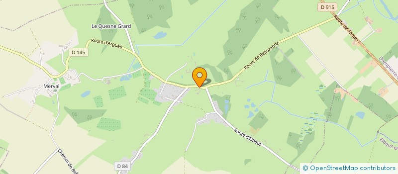 localisation de l'entreprise ESCARGOUT SARL  BREMONTIER-MERVAL