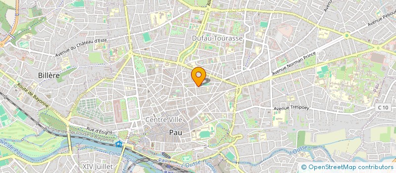 localisation de l'entreprise ESCARMANT AVRAM à PAU