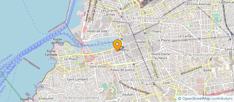 localisation de l'entreprise ESCARMOUCHE à MARSEILLE