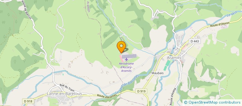 localisation de l'entreprise ESCARY PYRENEES DECOUVERTE  ARAMITS