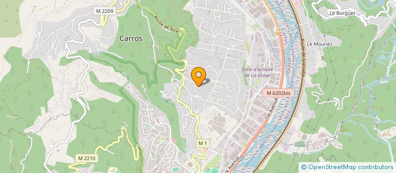 localisation de l'entreprise ESCAS DU NOUGUIE à CARROS