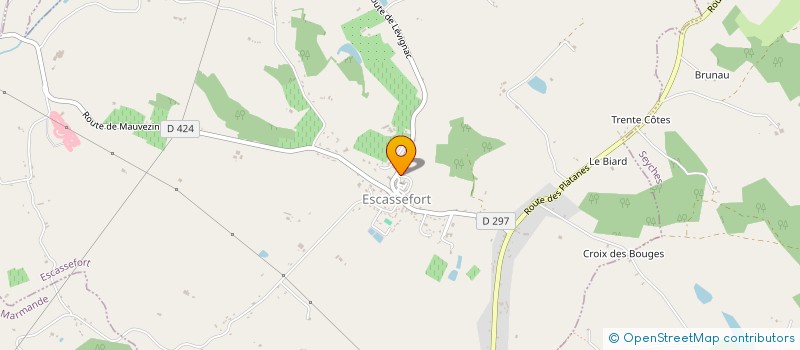 localisation de l'entreprise ESCASSE-FORT-SOLIDAIRE  ESCASSEFORT