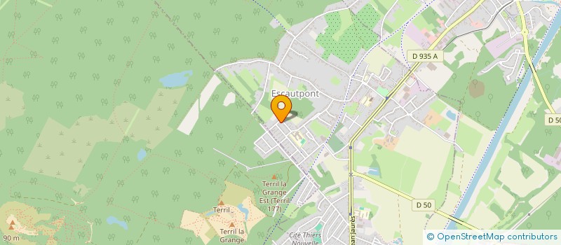 localisation de l'entreprise ESCAUTPONT FUTSAL  ESCAUTPONT
