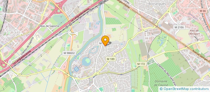 localisation de l'entreprise ESCAZEN à LATTES