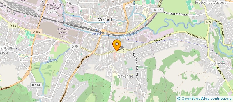 localisation de l'entreprise ESCB  NAVENNE