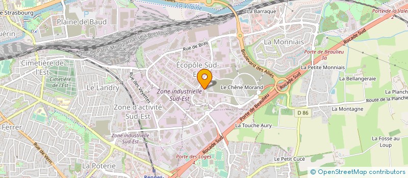 localisation de l'entreprise ESCCOT GROUPE-SOGESTE  CESSON-SEVIGNE