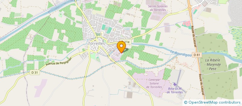 localisation de l'entreprise ESCENA à TORREILLES