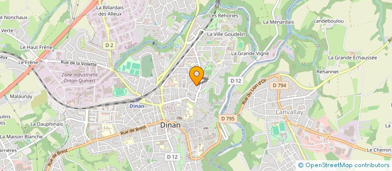 localisation de l'entreprise ESCENTIA  DINAN