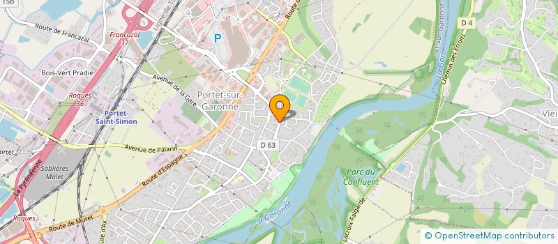 localisation de l'entreprise ESCG  PORTET-SUR-GARONNE