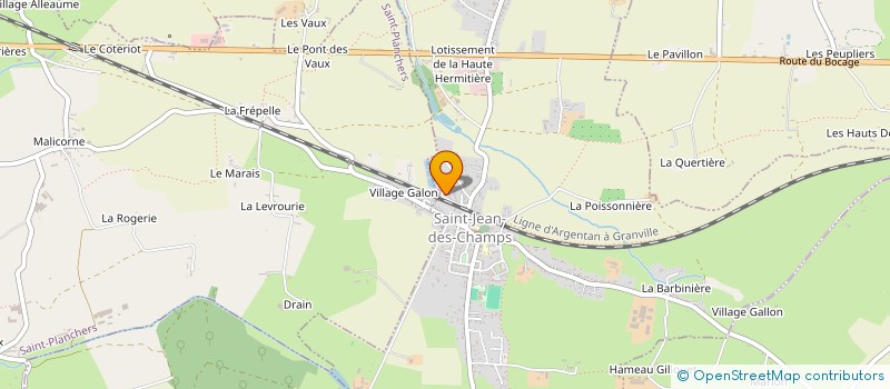 localisation de l'entreprise ESCH PETANQUE CLUB  LA HAYE-PESNEL