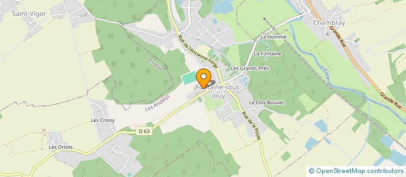 localisation de l'entreprise ESCHBACH ET FILS à FONTAINE-SOUS-JOUY